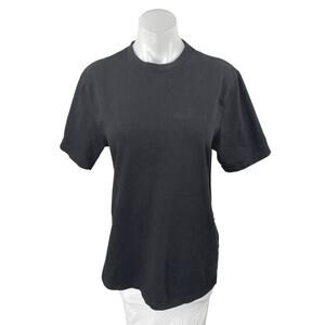 Aime Leon Dore Women's Black Crewneck Short Sleeve Casual Tee T-Shirt Top Size S